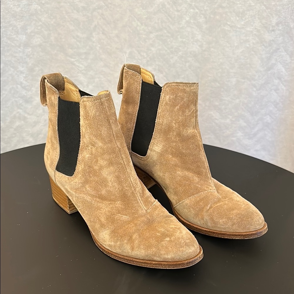 Rag & Bone Tan Suede Ankle Boots
